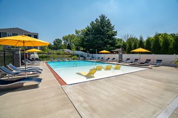 Sundeck with cabanas